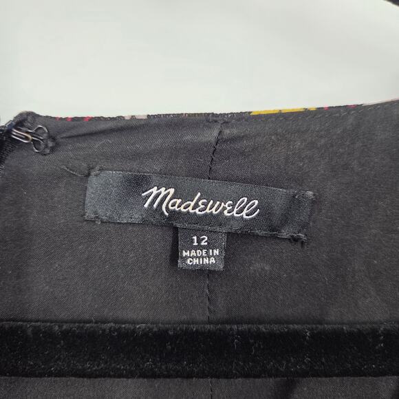 Madewell women SZ 12 Wrap-Front Maxi Dress in French Floral Maxi Prairie Daisy - Picture 3 of 7